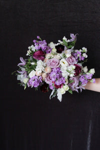 Purple Passion: Bridal Bouquet