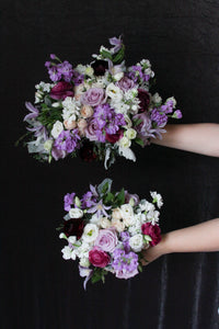 Purple Passion: Bridesmaid Bouquet