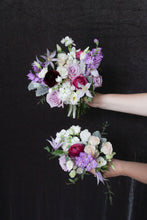 Load image into Gallery viewer, Purple Passion: Bridesmaid Bouquet