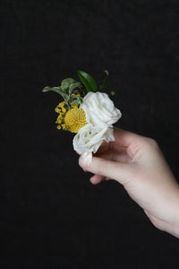 Mellow Yellow: Boutonniere