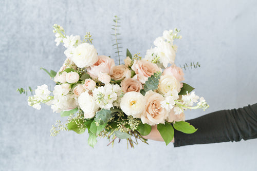 Blush and Cream: Bridal Bouquet