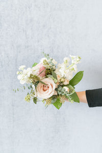 Blush and Cream: Posey Bouquet