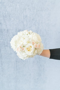 Classic White: Bridesmaid Bouquet